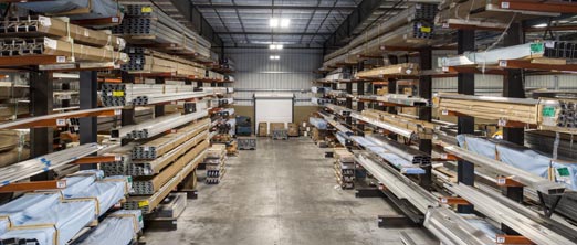 Deep aluminum inventory inside an EMS warehouse